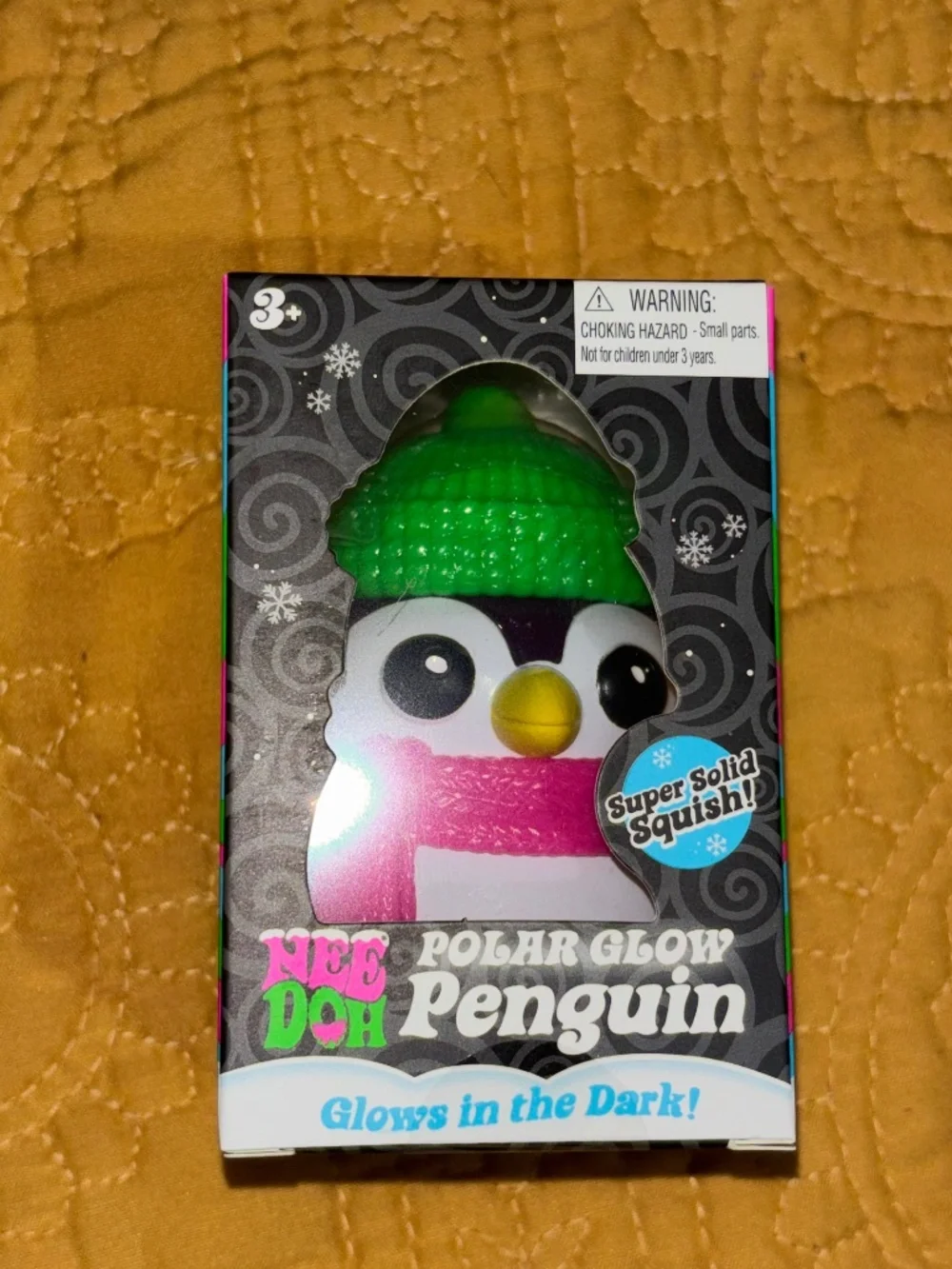 NeeDoh Polar Glow Penguin Toy